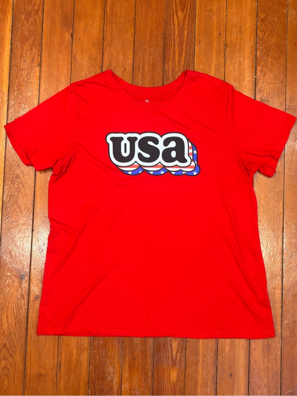 Patriotic Women’s Short Sleeve T-shirt-Size XXL